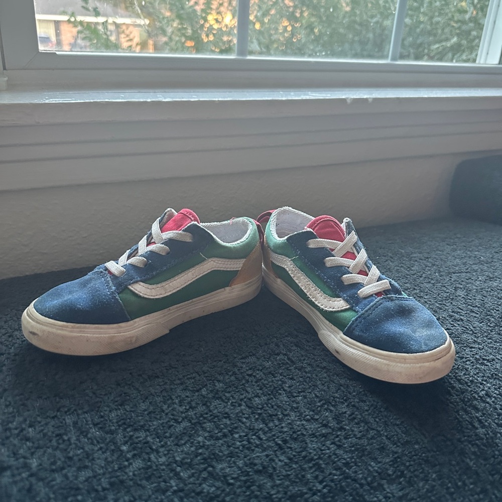 Vans Kids Sneakers in Navy and Forest Green